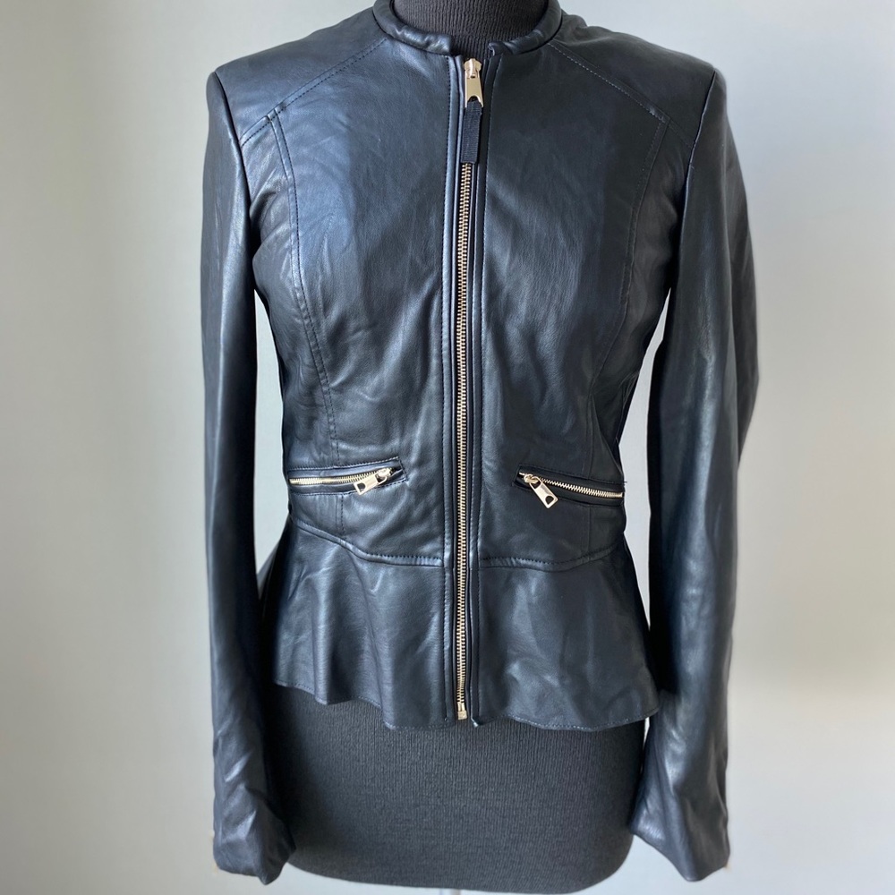 ZARA: FAUX LEATHER JACKET